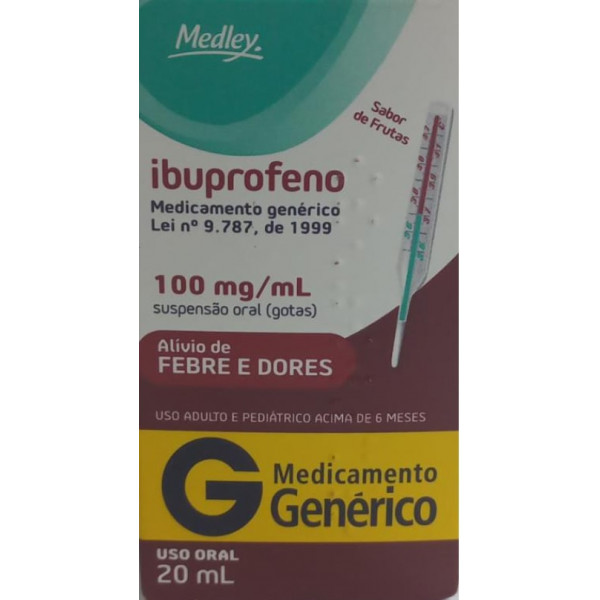 Ibuprofeno 100mg - 20ml